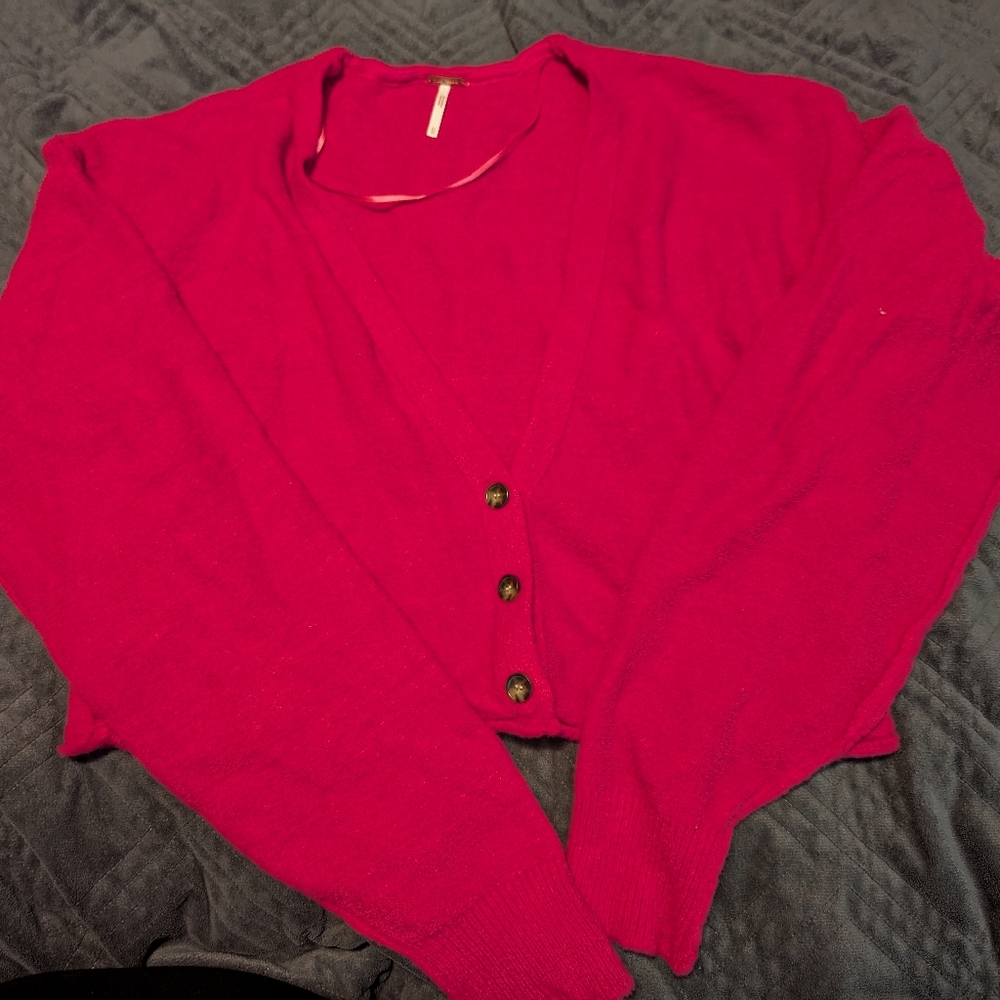 Free People cropped cardigan